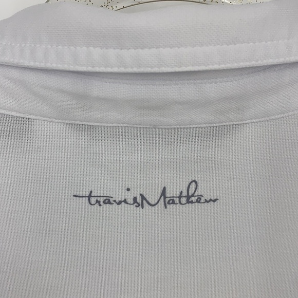 Travis Mathew Women's White Polo Shirt w/ Patron Tequila Embroidered size Large - Picture 10 of 10